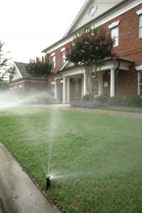 Community Bank with Sprinklers